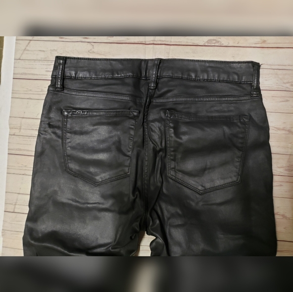 NWOT👖Ralph Lauren black waxed jeans midrise - Picture 4 of 5